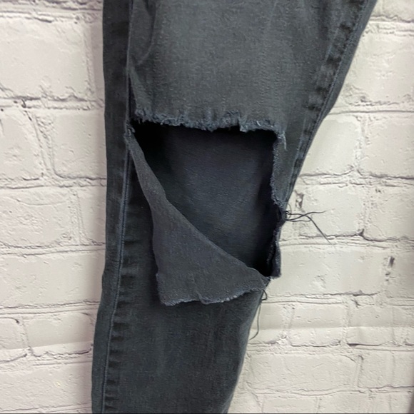 Topshop Leigh Distressed Skinny Jeans - Picture 5 of 11